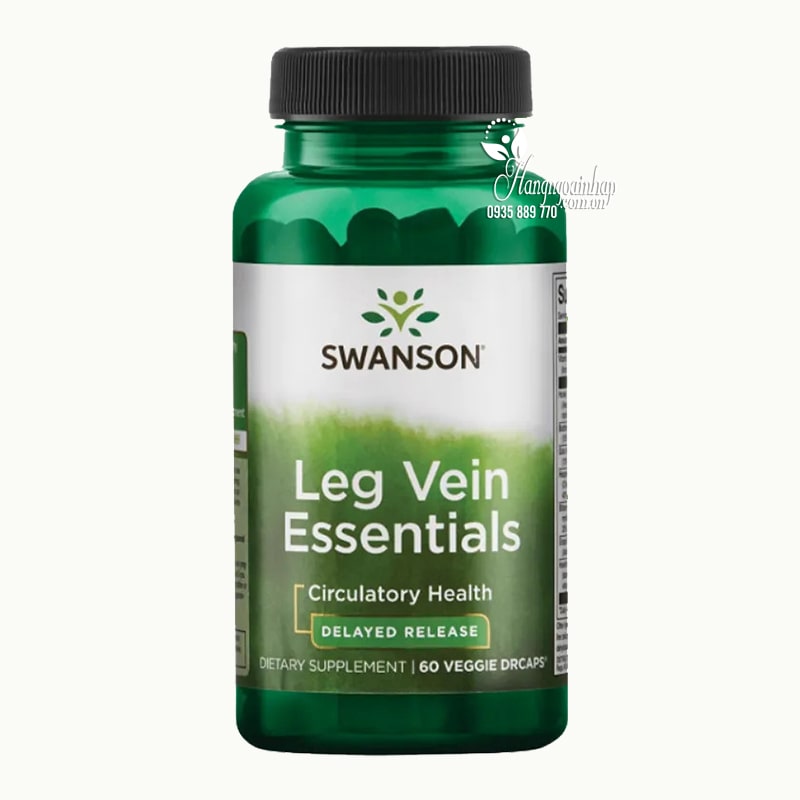 Viên uống Swanson Leg Vein Essentials giảm suy giãn tĩnh mạch