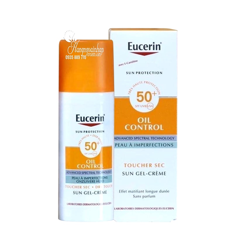 Kem chống nắng Eucerin Oil Control Sun Gel Creme cho da dầu