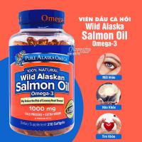 Viên dầu cá hồi Pure Alaska Omega-3 Wild Salmon Oil 1000mg của Mỹ