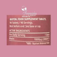 Viên uống Biotin Myvitamins 90 viên hỗ trợ mọc tóc