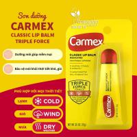 Son dưỡng Carmex Classic Lip Balm Triple Force tuýp 10g 