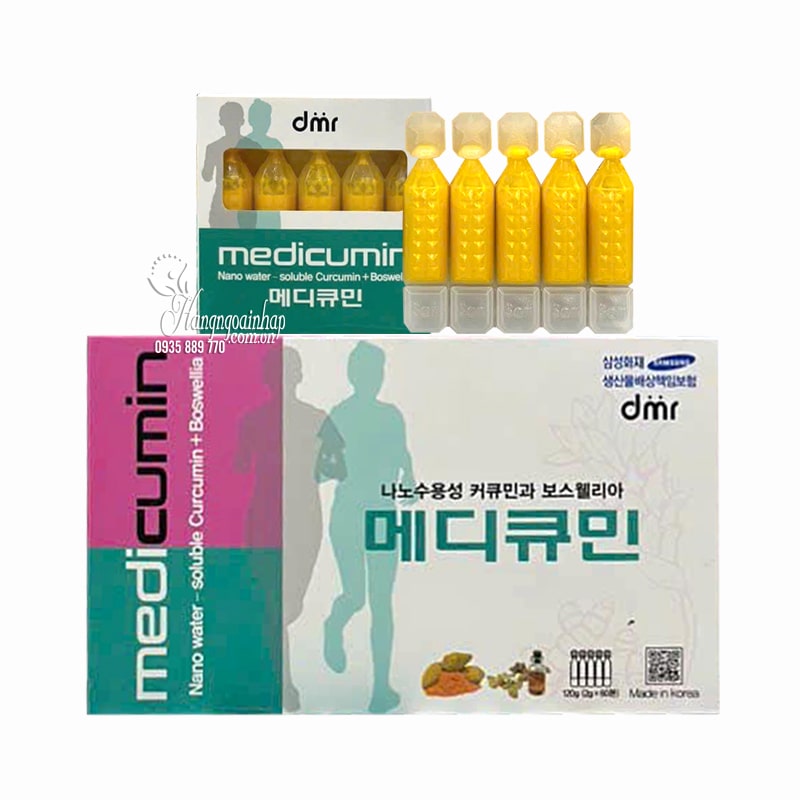 Tinh nghệ nano Medicumin Dmr của Hàn Quốc hộp 60 ống 