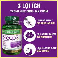 Viên uống hỗ trợ giấc ngủ Nature’s Bounty Sleep 3 Melatonin 120 viên