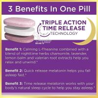 Viên uống hỗ trợ giấc ngủ Nature’s Bounty Sleep 3 Melatonin 120 viên