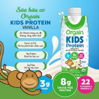 Sữa hữu cơ Orgain Kids Protein Vanilla của Mỹ 244ml x 12 hộp