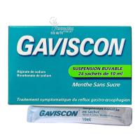Thuốc Gaviscon của Pháp trị trào ngược dạ dày hộp 24 gói
