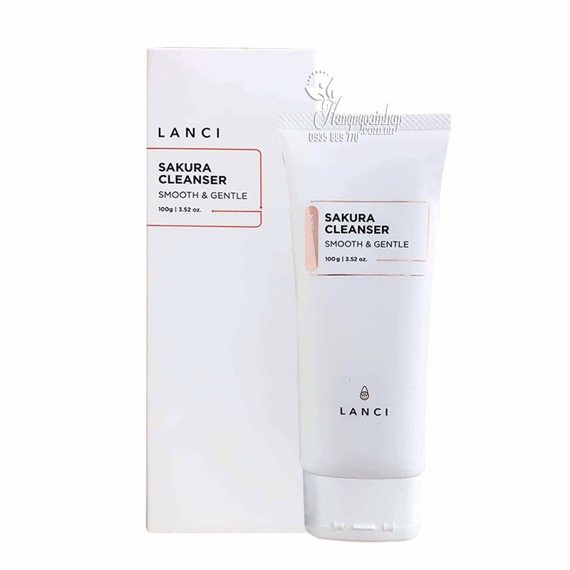 Sữa rửa mặt Lanci Sakura Cleanser 100ml Hàn Quốc