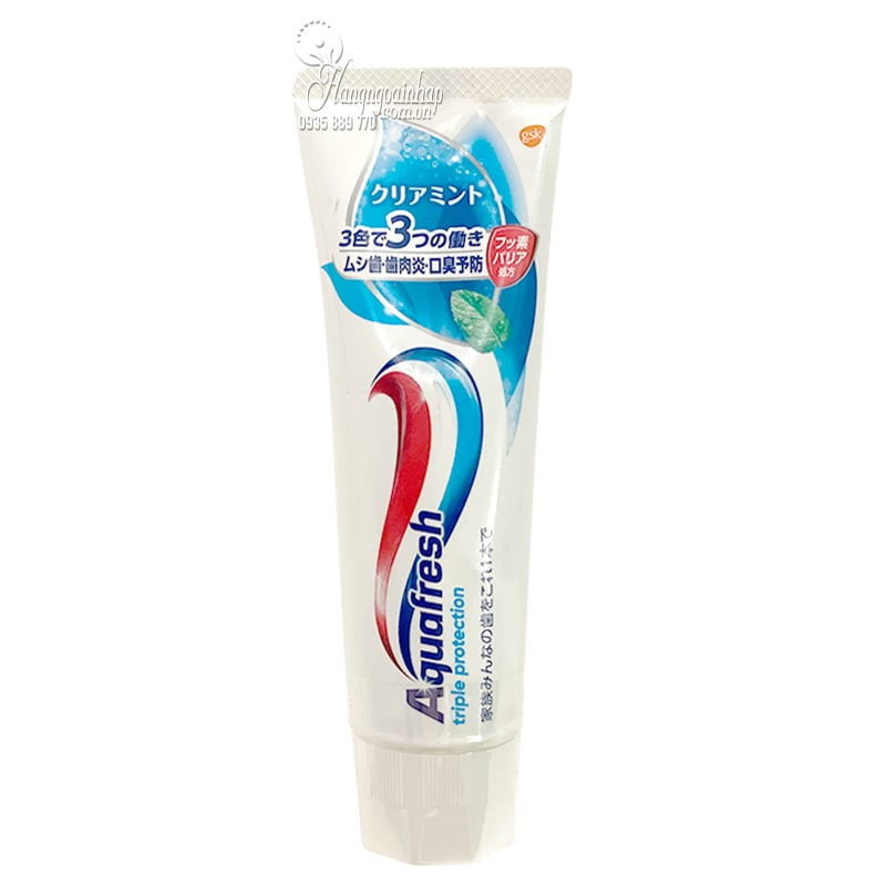 Kem Đánh Răng Aquafresh Triple Protection 140g của Nhật
