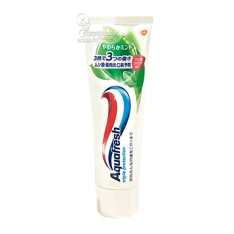 Kem đánh răng Aquafresh trà xanh 140g của Nhật Bản