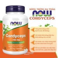Đông trùng hạ thảo Now Cordyceps 750mg của Mỹ 90 viên