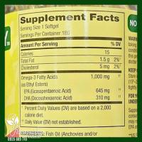 Dầu cá Spring Valley Omega-3 1000mg From Fish Oil của Mỹ