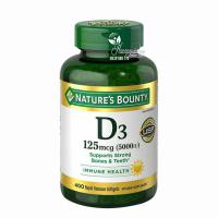 Viên uống Vitamin D3 125mcg 5000IU Nature’s Bounty...