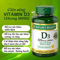 Viên uống Vitamin D3 125mcg 5000IU Nature’s Bounty 400 viên
