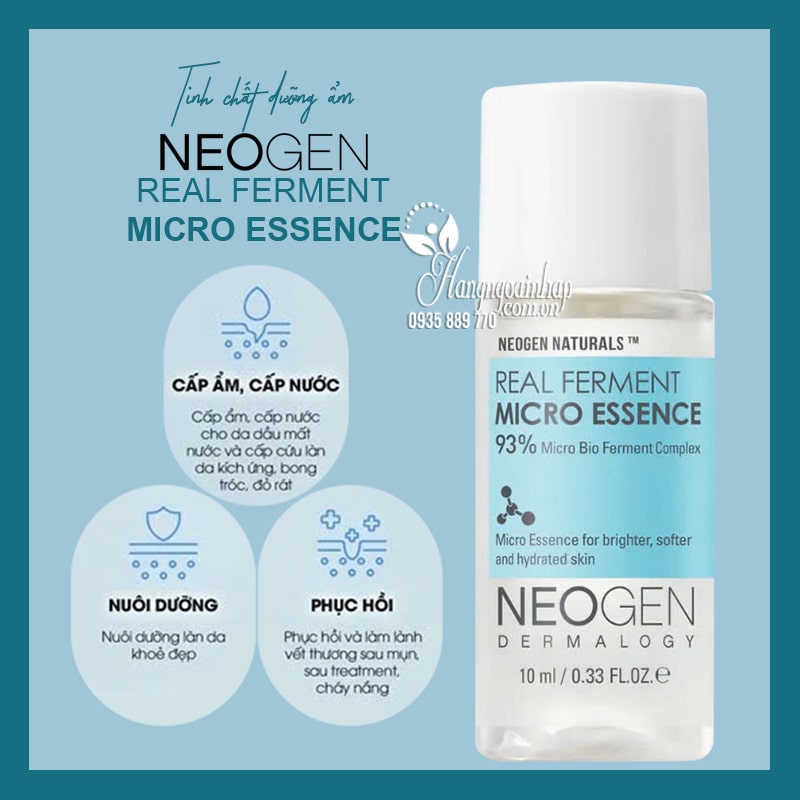 Nước thần Neogen Real Ferment Micro Essence chai nhỏ 10ml