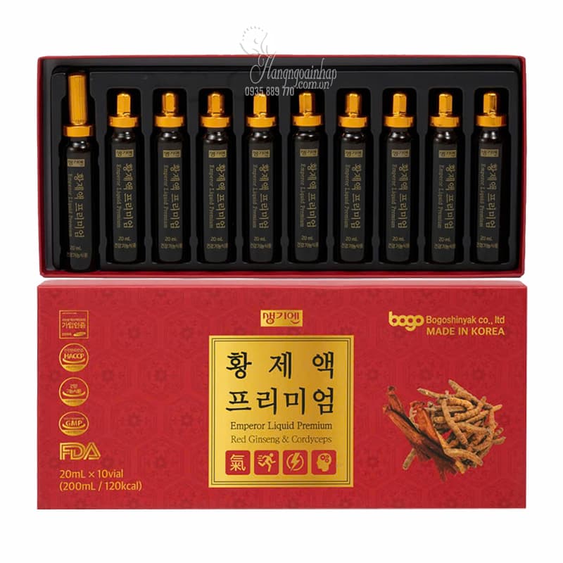 Tinh chất đông trùng hạ thảo Bogo Hàn Quốc 20ml x 10 ống