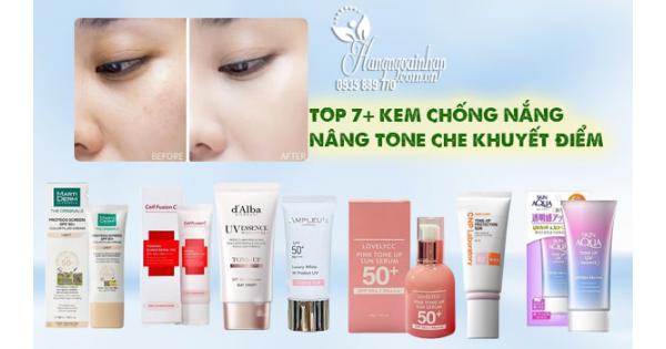 Top 7+ kem chống nắng nâng tone che khuyết điểm 