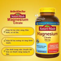 Viên uống Nature Made Magnesium Citrate 250mg 180 viên