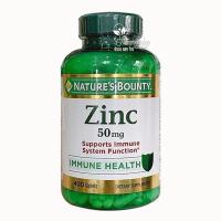 Viên uống kẽm Nature’s Bounty Zinc 50mg 400 Caplet...