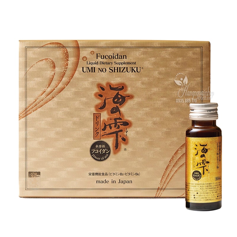 Fucoidan Liquid Umi No Shizuku dạng nước của Nhật Bản