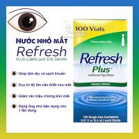 Nước nhỏ mắt Refresh Plus Lubricant Eye Drops 100 ống Mỹ
