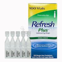 Nước nhỏ mắt Refresh Plus Lubricant Eye Drops 100 ống Mỹ