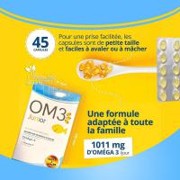 Viên bổ sung Omega 3 cho bé OM3 Junior 45 viên của Pháp