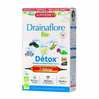 Nước uống detox cơ thể Superdiet Drainaflore Bio 20 ống