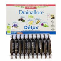 Nước uống detox cơ thể Superdiet Drainaflore Bio 20 ống