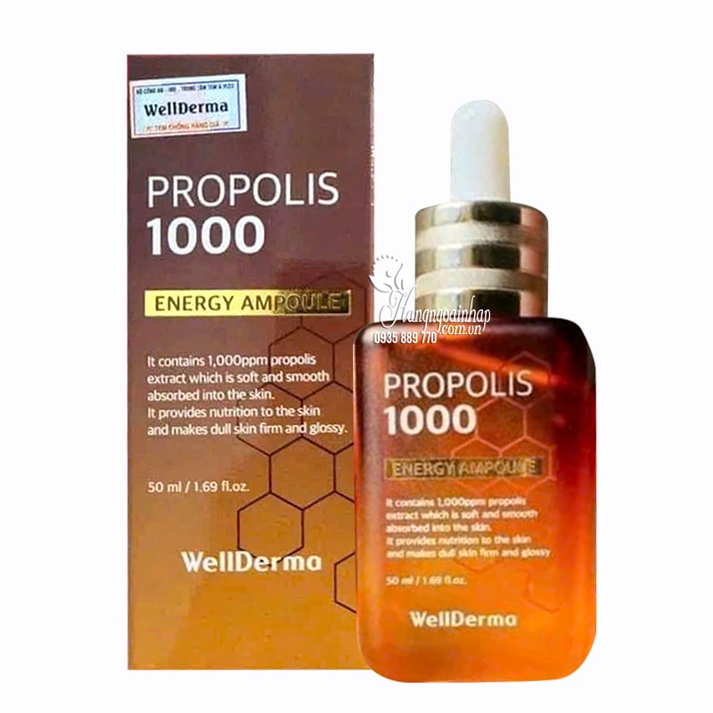 Serum keo ong Wellderma Propolis 1000 Energy Ampoule 50ml
