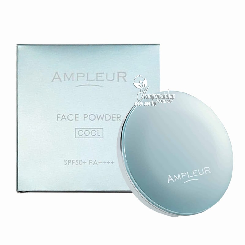 Phấn phủ kiềm dầu Ampleur Face Powder Cool 10g Nhật Bản