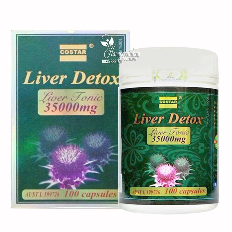 Viên uống thải độc gan Costar Liver Detox 35000mg 100 viên