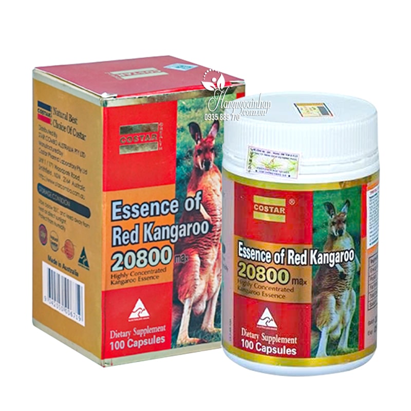 Viên uống hỗ trợ sinh lý nam  Essence Of Red Kangaroo 20800max