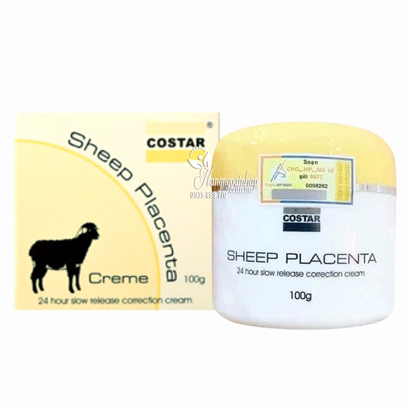 Kem dưỡng Costar Sheep Placenta Creme hộp 100g của Úc