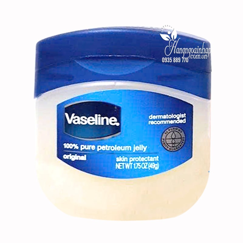 Sáp dưỡng ẩm Vaseline Original 49g của Mỹ - Dưỡng da đa năng