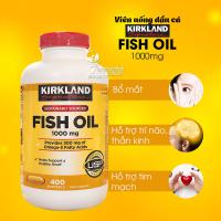 Viên uống dầu cá Kirkland Signature Fish Oil 1000mg của Mỹ