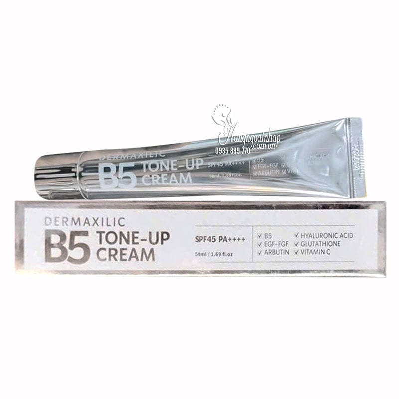 Kem dưỡng da chống nắng Dermaxilic B5 Tone Up Cream 45ml