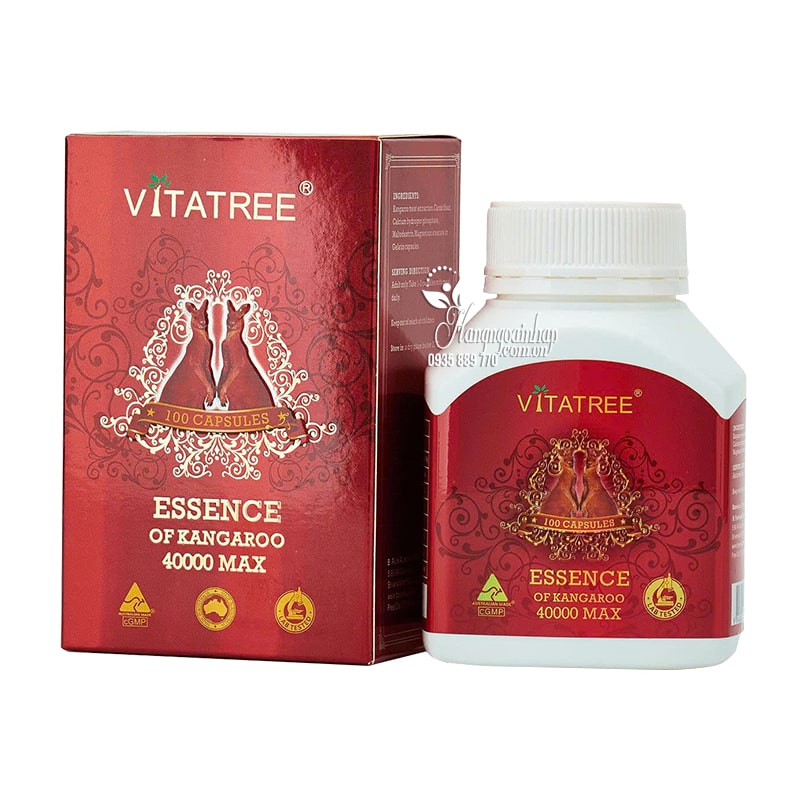 Viên uống Vitatree Essence Of Kangaroo 40000 Max 100 viên