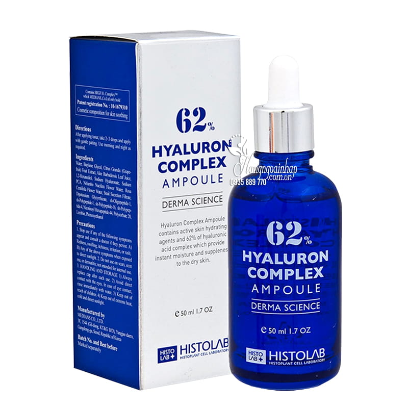 Tinh chất 62% Hyaluron Complex Ampoule Histolab chai 50ml