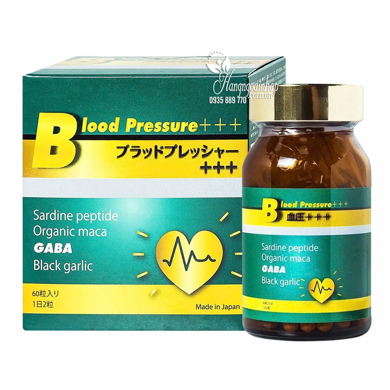 Viên uống Blood Pressure+++ Jpanwell hỗ trợ ổn định huyết áp