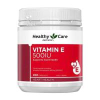 Viên uống bổ sung Vitamin E Healthy Care 500IU 200 viên của Úc