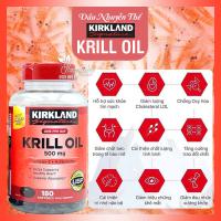 Viên uống dầu nhuyễn thể Kirkland Krill Oil 500mg của Mỹ