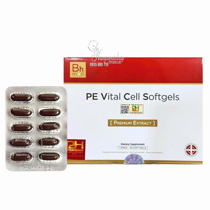 Viên tế bào gốc Vital Cell Softgels Premium Extract 10 viên