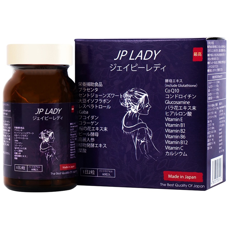 Viên uống tiền mãn kinh Jp Lady Jpanwell Nhật Bản 60 viên