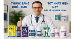 [TOP 8] thuốc tăng chiều cao tốt nhất hiện nay, bác sĩ khuyên dùng