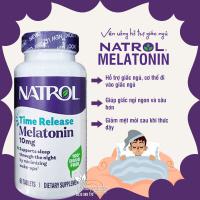 Viên uống hỗ trợ giấc ngủ Natrol Time Release Melatonin 10mg của Mỹ