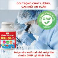 Dầu nhuyễn thể cho bé Eikenbi Kids Natural Omega 3 Krill Oil