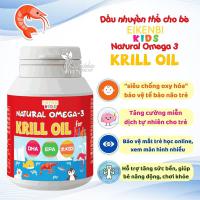 Dầu nhuyễn thể cho bé Eikenbi Kids Natural Omega 3 Krill Oil