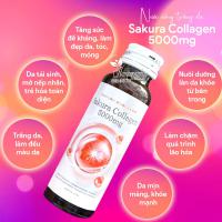 Nước uống trắng da Sakura Collagen 5000mg Nhật Bản 10 chai