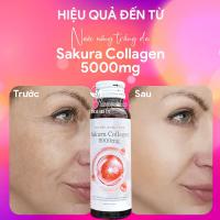 Nước uống trắng da Sakura Collagen 5000mg Nhật Bản 10 chai