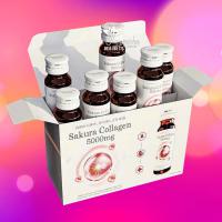 Nước uống trắng da Sakura Collagen 5000mg Nhật Bản 10 chai